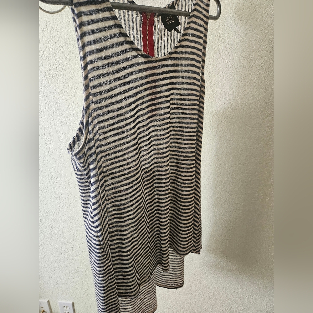 W5 Striped Sleeveless Dress